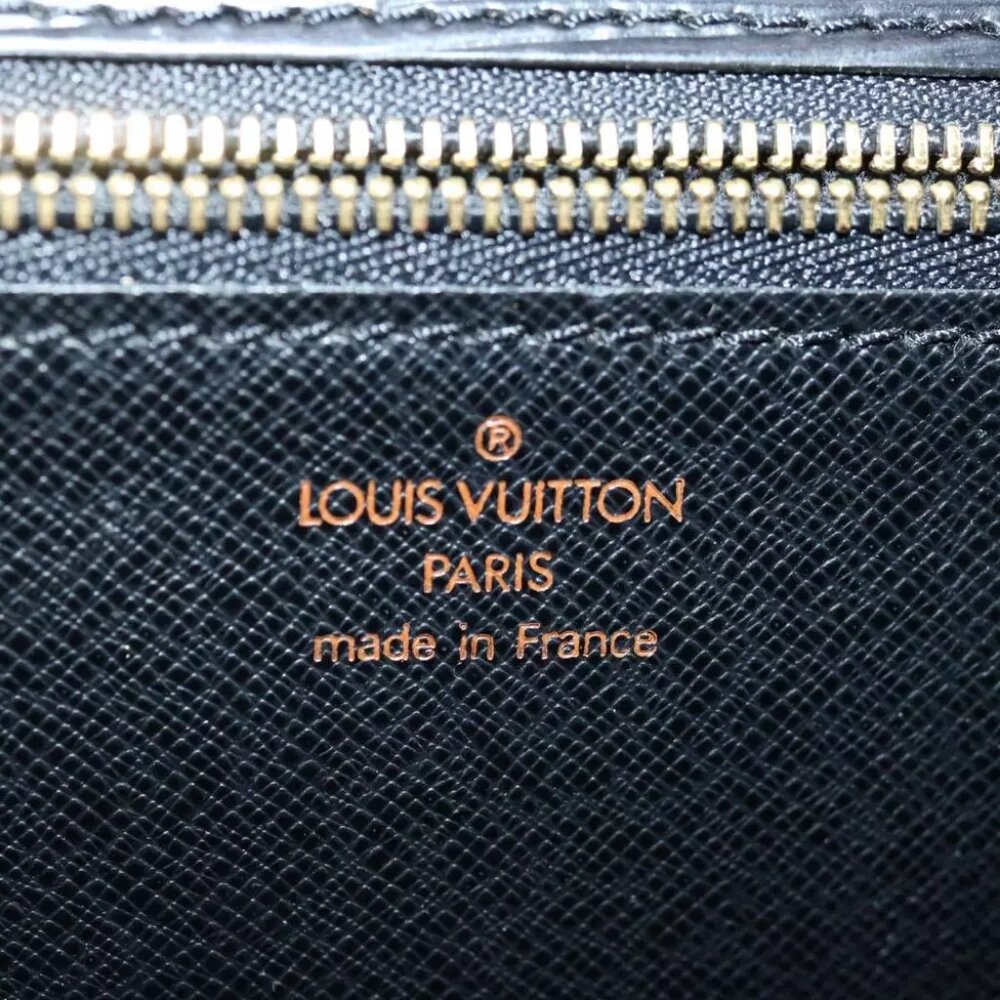 LOUIS VUITTON Epi Serie Dragonne Hand Bag Black M52612 LV Auth 67861 - Picture 15 of 16